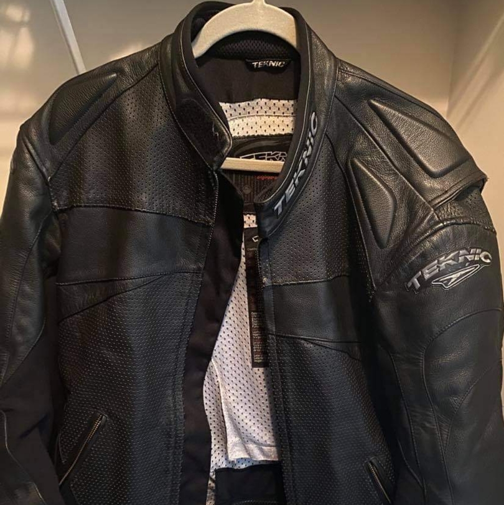 Teknic Heavy Duty Leather Motorcycle Jacket